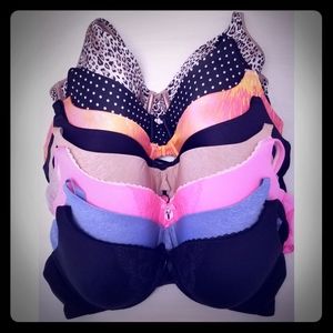 8 Bras-38C-Victoria Secret/Bali/Lily of France